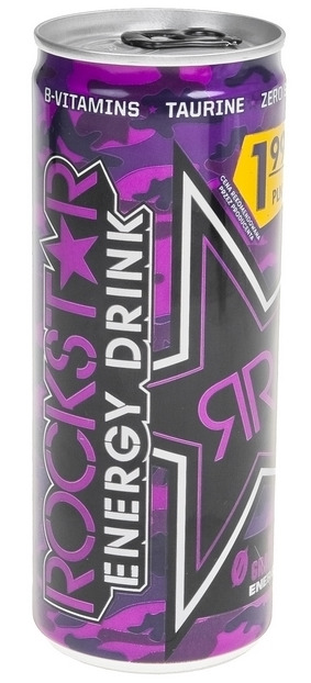 ROCKSTAR ENERGY DRINK - BIG CHOICE - 250ML - WATERMELON BLUEBERRY GRAPE  CITRUS