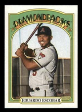 EDUARDO ESCOBAR 2021 TOPPS HERITAGE #237 DIAMONDBACKS ID:27260