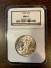 1942  Walking Liberty Half Dollar NGC MS65
