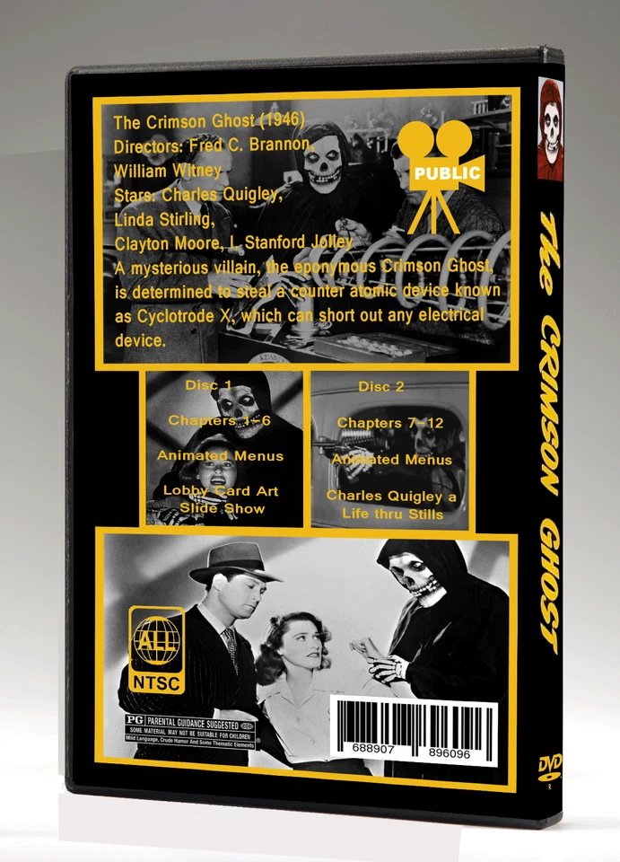 The Crimson Ghost 1946 / Charles Quigley, Linda Stirling SP EDITION 2 DISC SET - Image 2 of 4