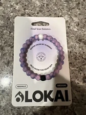 NWT AUTHENTIC LOKAI BRACELET Mahalo Purple Marble Medium