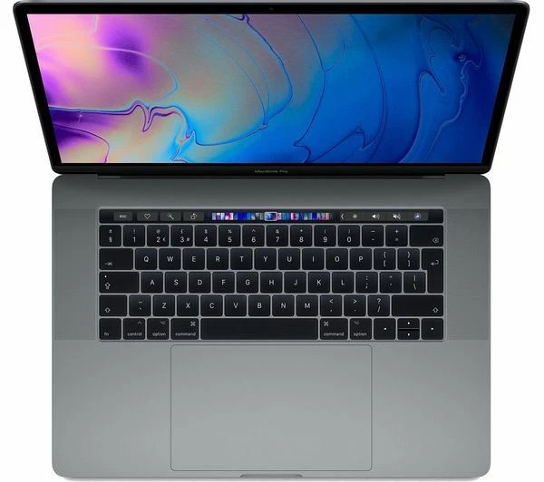 Apple MacBook Pro i7 16GB 256GB 15.4” MV902B/A 555X Touch Bar Laptop Space Grey - Image 2 of 4