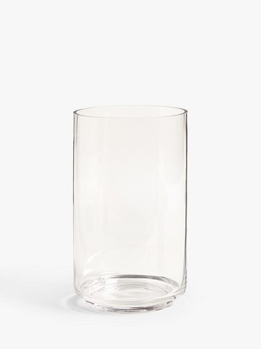 John Lewis Glass Hurricane Candle Holder H27cm Dia16cm RRP: £20 still on site