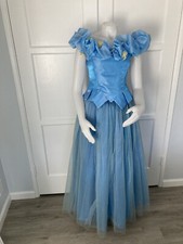 Blue Tulle Princess Style Gown