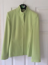 Pale Green Long Sleeve Jacket, Size 10