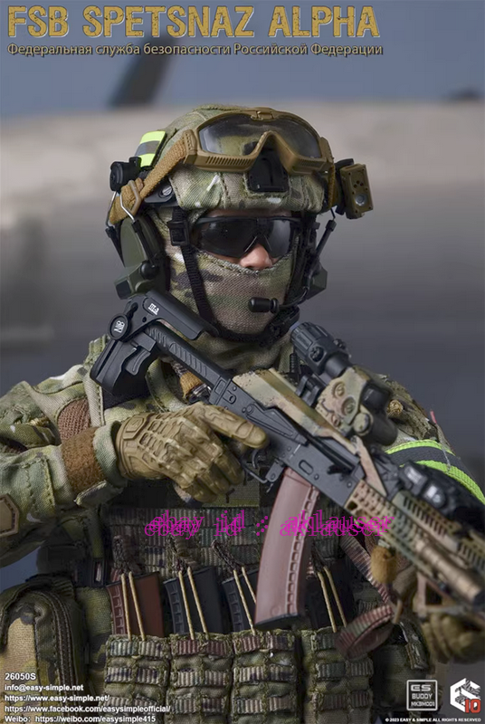 Easy&Simple 26050R ロシアFSB Spetsnaz ALPHA New Easy&Simple Es26050r 1/6 Russia Fsb Spetsnaz Alpha