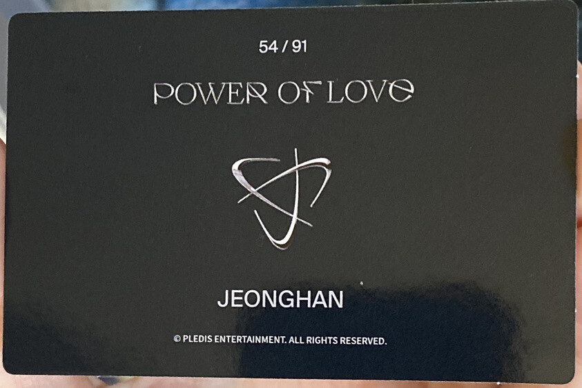 Seventeen Jeonghan Power Of Love Photocard | eBay