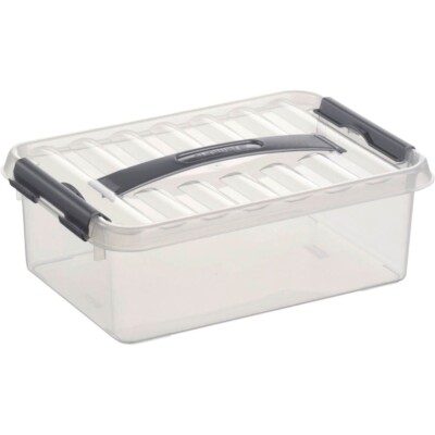 Aufbewahrungsbox 4l transparent ''the q-line'' helit