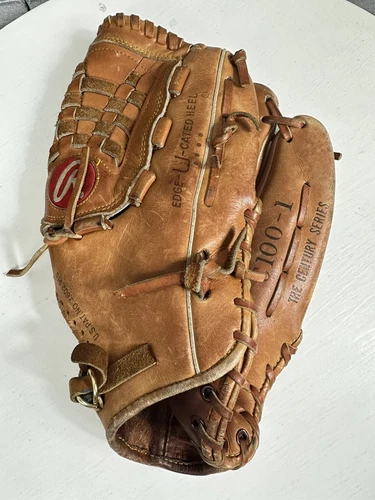 RAWLINGS C100-1 Century Series Fastback Baseball Tanned Glove Basket Web RHT 12" - Picture 1 of 8