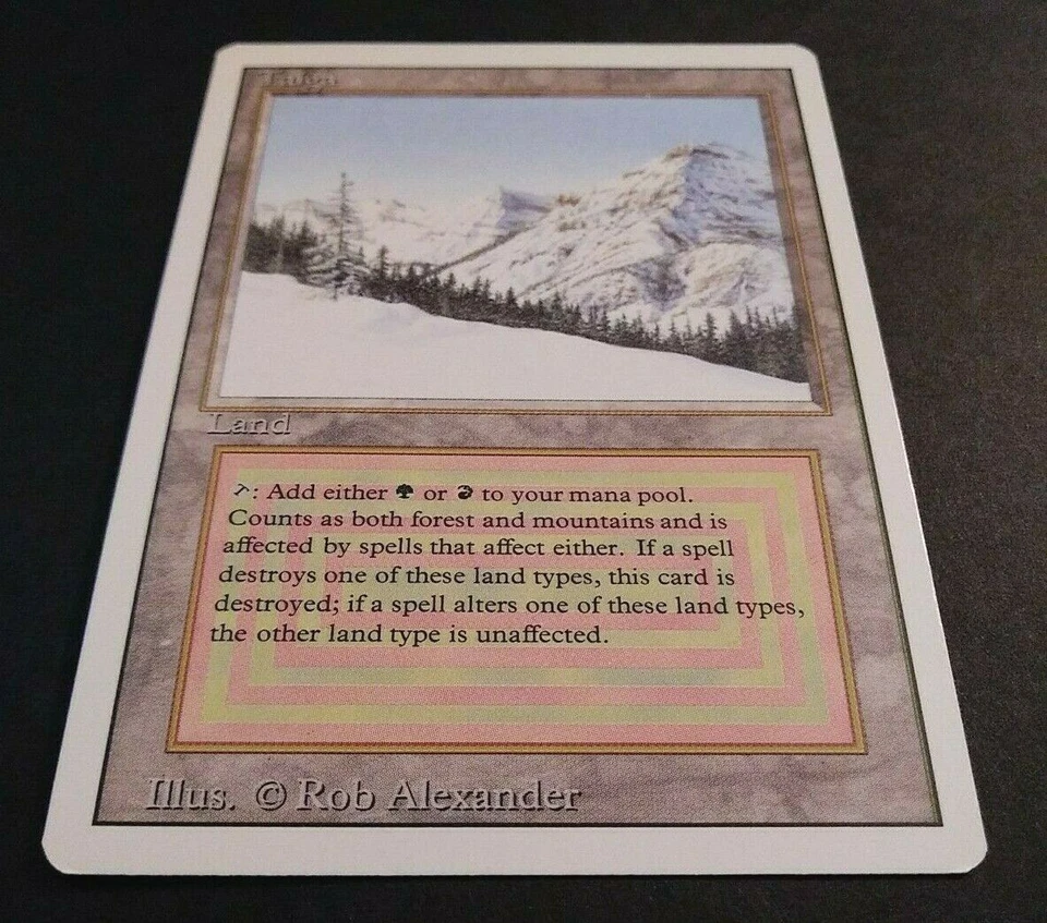 1x Taiga MTG **NM/LP (Revised, English) Dual Land - Image 3 of 4