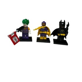 Lego Minifigures Batman Joker Batgirl from Notorious Lowrider Set 70906