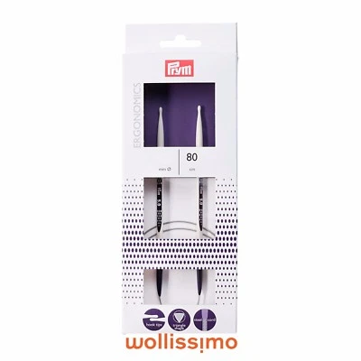 Prym Ergonomics ergonomische Rundstricknadel 80 cm 3,0 - 12,0 mm