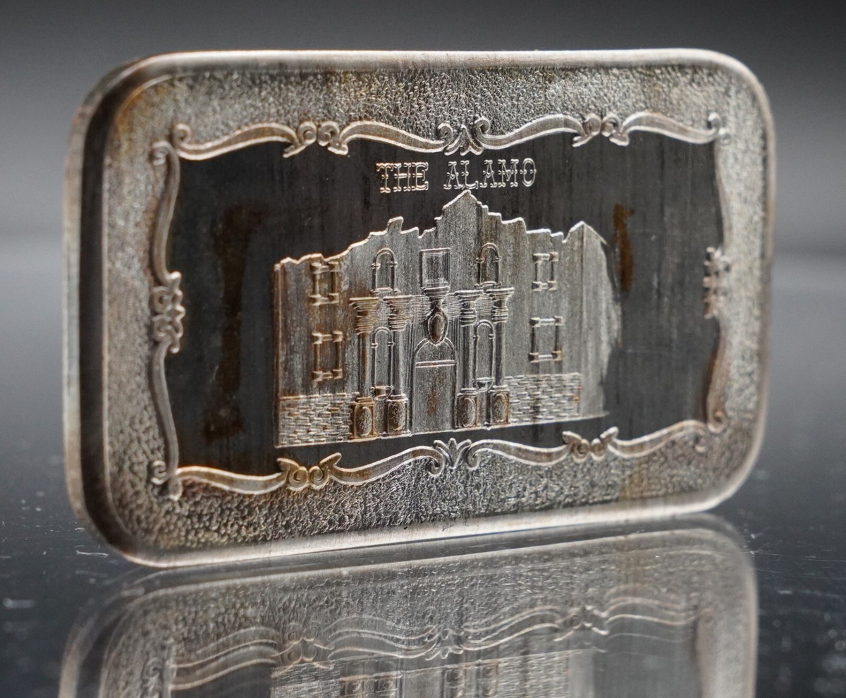 Remember the ALAMO Texas Davy Crockett Mother-Lode Mint 1oz 999