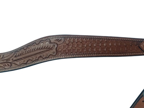 WESTERNSATTEL PFERD LEDER BRUSTHALSBAND PLATTE SEILEN ZÜGEL RANCH - Bild 5 von 10