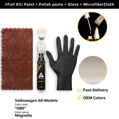 Touch up Paint for Volkswagen Code: OB9 Magnolia Easy Apply Scratch Repair
