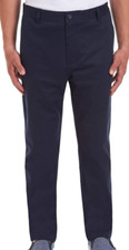 Chaps Men s Classic Straight Fit Flat Front Casual Pants, Size: 36W X 32L, Navy