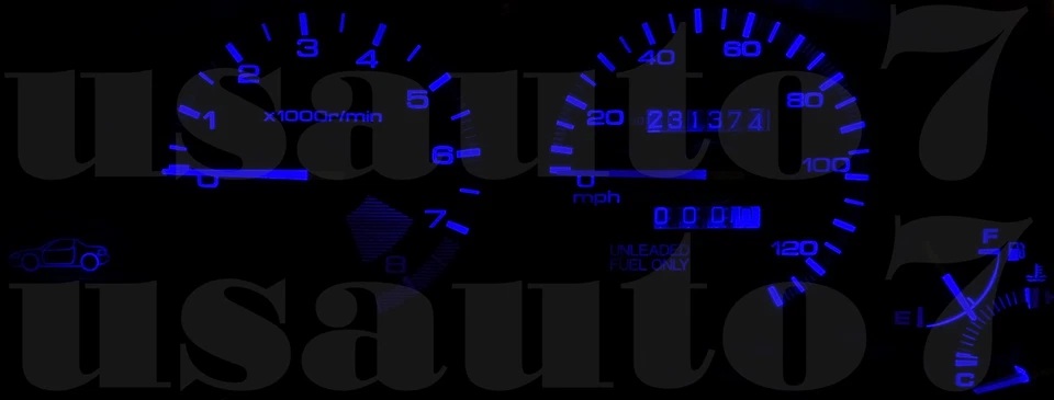 Dash Speedometer Cluster Gauge BLUE LED LIGHT KIT Fit 93-97 Honda Civic Del Sol - Imagem 2 de 4