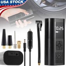 150 PSI Air Compressor Tire Inflator Fits Car Moto Bike Tires Air Pump Cordless