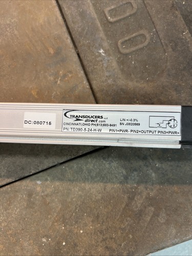 TRANSDUCERS DIRECT TD390-5-24-H-W LINEAR POSITION TRANSDUCER NEW - Picture 2 of 2
