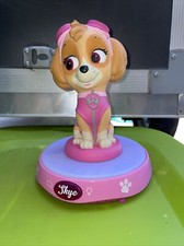 Paw Patrol 9" Skye Night Light Table Lamp Talks Sounds 2016