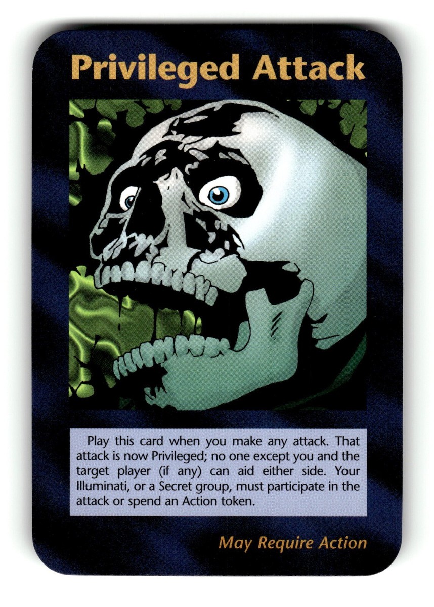Privileged Attack Card Limited INWO Illuminati New World Order | eBay