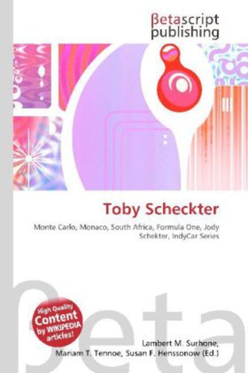 Toby Scheckter Lambert M. Surhone (u. A.) Taschenbuch Englisch Ean