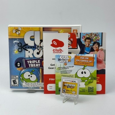 Cut the Rope: Triple Treat (Nintendo 3DS, 2014) CIB