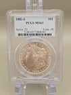 1882-S Morgan Silver Dollar $1 PCGS MS63