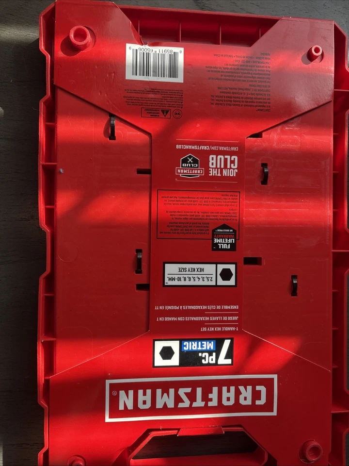 Craftsman 7 piece T-Handle Hex Key Set - Image 2 of 4