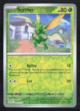 Pokemon Scyther Obsidian Flames 004/197 Reverse Holo NM