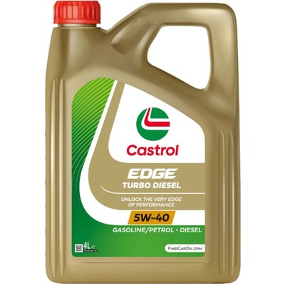 4 L Castrol EDGE Diesel 5W-40 Motor Oil for VW Mercedes Ford Fiat Renault Skoda