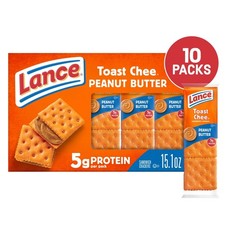 1 2 Pack Lance ToastChee Peanut Butter Sandwich
