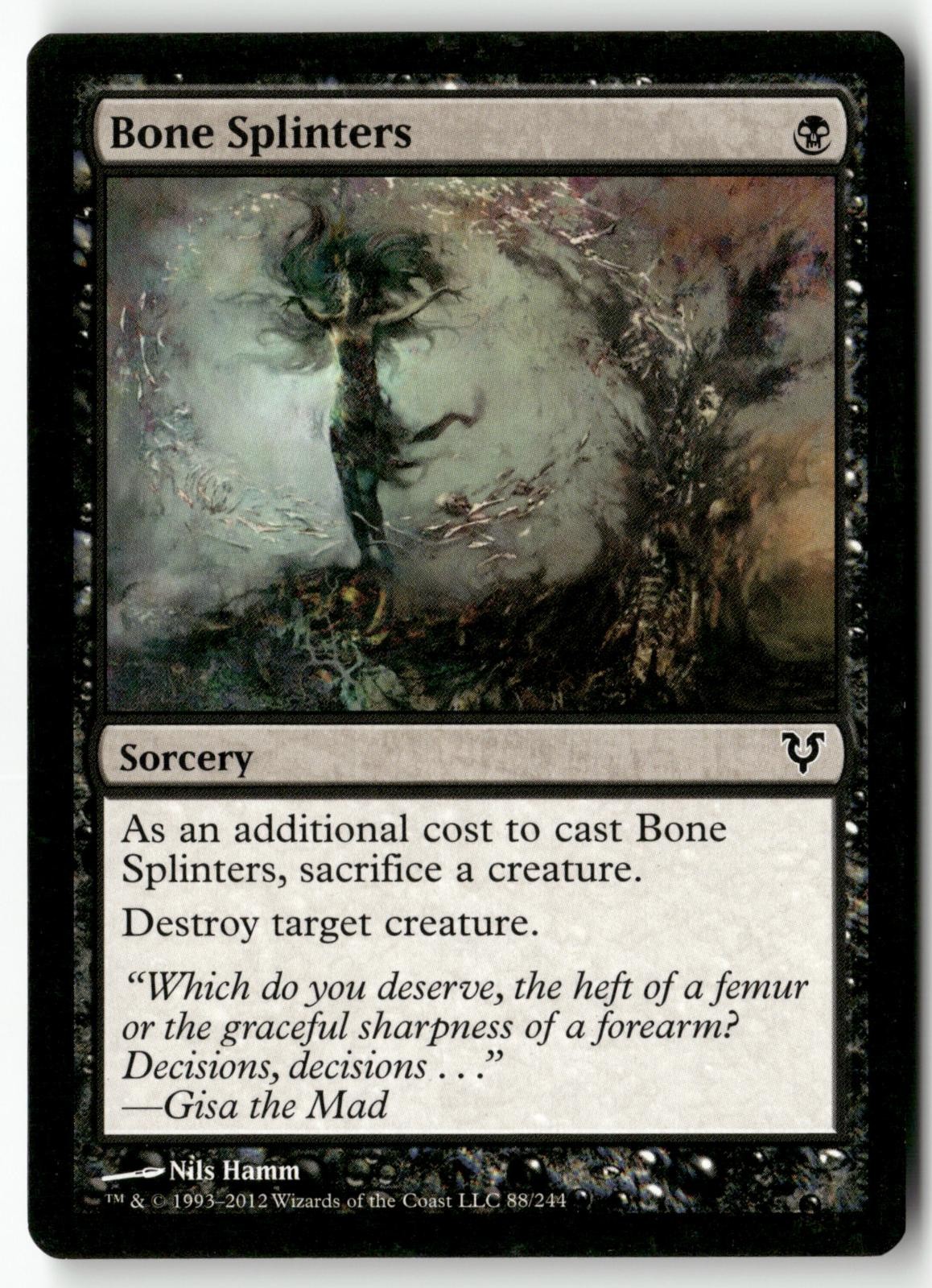 Bone Splinters 88 Magic: The Gathering Avacyn Restored 2012