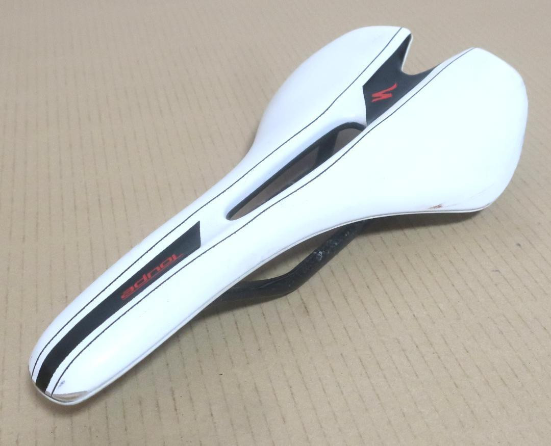 SPECIALIZED TOUPE 143mm Carbon Rail Road Bike Saddle White S SPECIALIZED TOUPE 143mm Carbon Rail Road Bike Saddle White S