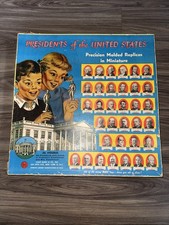 Marx President Figures 36 Pieces Washington to Eisenhower - Unpainted
