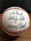 JOHNNY BENCH SIGNED AUTOGRAPHED ONL BASEBALL!  HOF!  Reds!  "Catch Ya Later"!