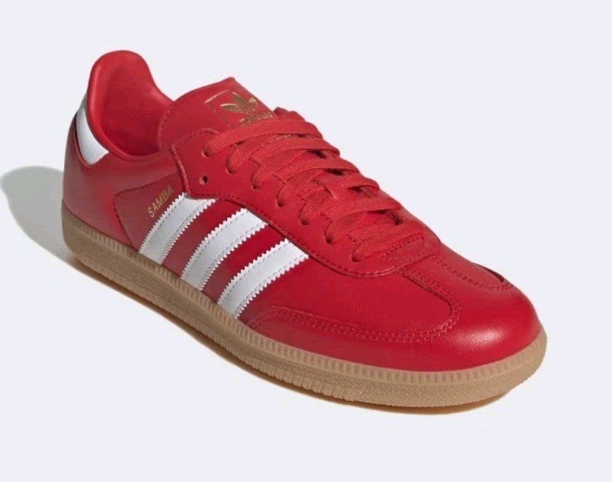 パーム  ペイト  XS/S  レッド Adidas samba og 'Better Scarlet RED White' JR0881 Mens Size 8 Gum