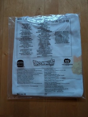 Burger King 2026 Super Dragonball T-Shirt Weiß Gr. M NEU OVP Dragon Ball