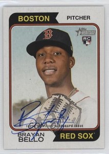 2023 Topps Heritage Real One Auto Brayan Bello #ROA-BBO Rookie Auto RC