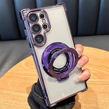 Case For Samsung Galaxy S25 Ultra S24FE S23 Shockproof Mag Safe Ring Stand Cover