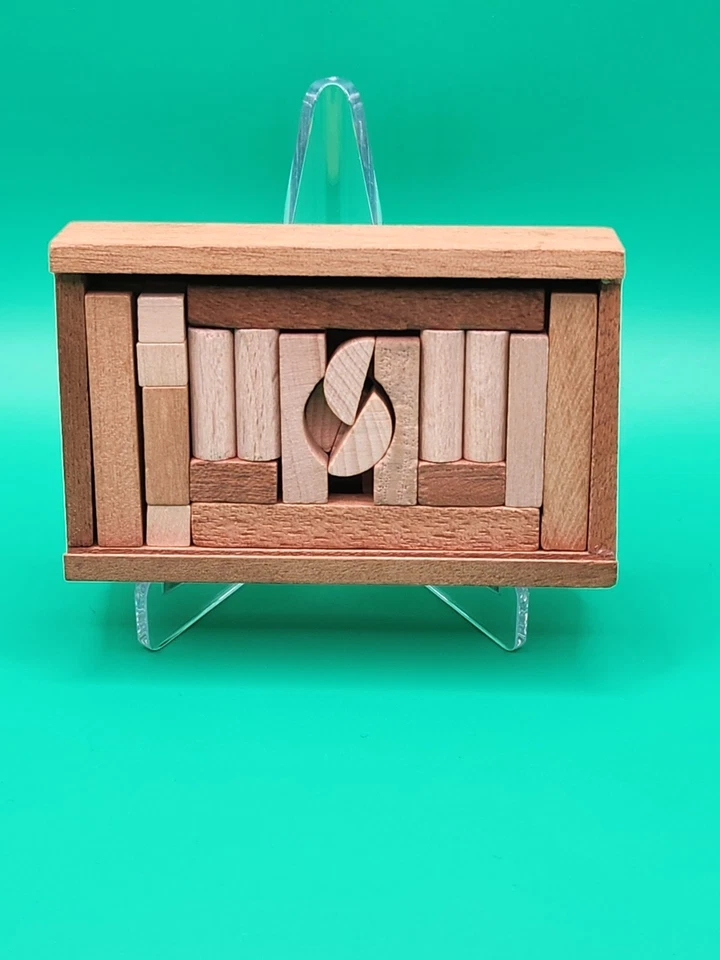 Mini Wood Replica Anchor Stone Blocks in Slide-Top Chest – Collectors Box - Image 3 of 4