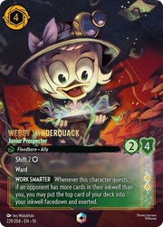 Webby Vanderquack - Junior Prospector (Enchanted) 229/204 Whispers in the Well