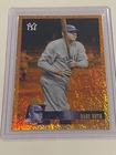 Babe Ruth 2025 Topps Archives Orange Hot Foilboard #05/15 New York Yankees