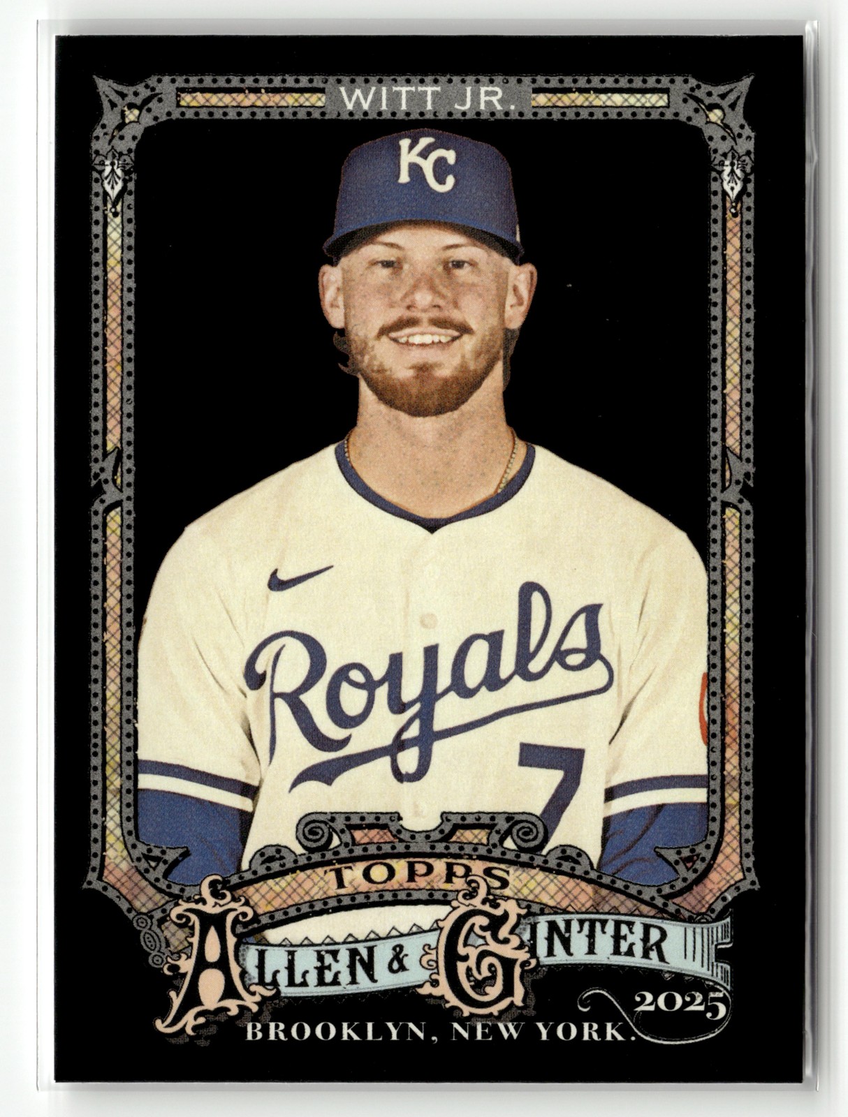 Bobby Witt Jr 2025 Topps Allen & Ginter X Rookie Oakland Athletics #121