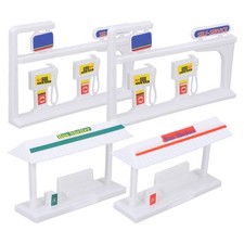  Diy Station Model Traffic Signs for Kids Construction Vehicles Toys Gas