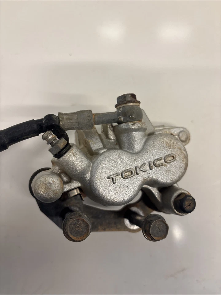 2017 Kawasaki KX85 KX100 OEM FRONT BRAKE CALIPER MASTER CYLINDER HOSE - Image 2 of 4