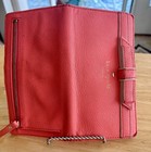 Kate Spade South Beach Coral Pink Leather Wallet w/ Bow Zip Pocket 6.75 Magnetic — photo 2