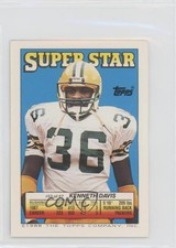 1988 Super Star Sticker Back Cards Kenneth Davis Reggie White Anthony Munoz 08rj
