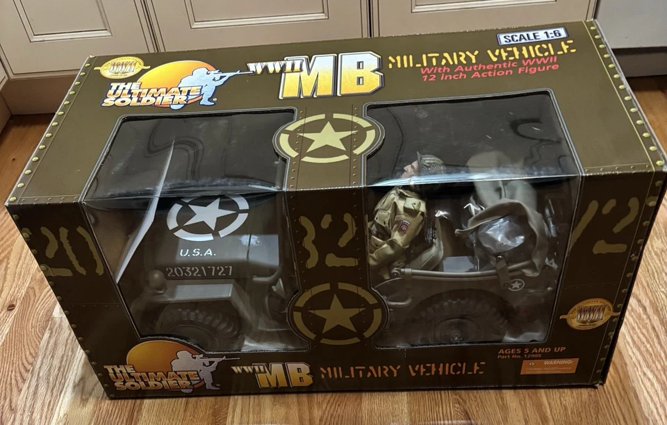 WWII MB MILITARY VEHICLE  Ultimate Soldier - Image 2 of 4