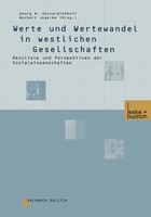 Werte Und Wertewandel In Westlichen Gesellschaften Norbert Jegelka (U. A.) Buch